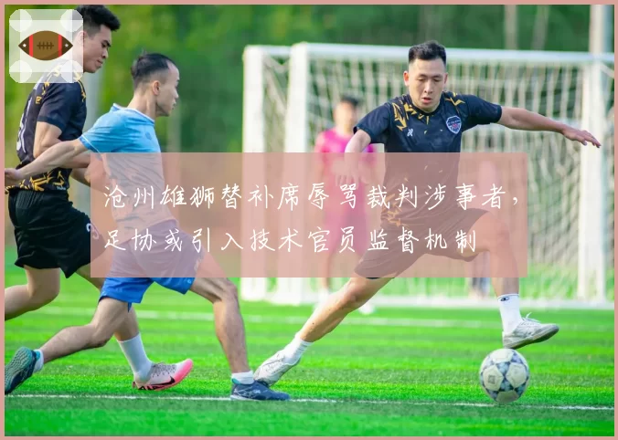 沧州雄狮替补席辱骂裁判涉事者，足协或引入技术官员监督机制